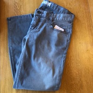 Free People Velvet Grey Skinny Crop Size 26